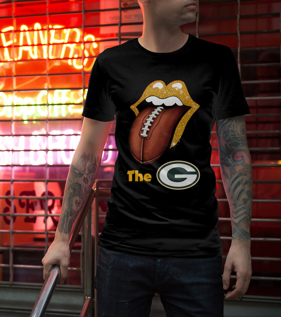 The Smile Packers Football Glitter T-Shirt
