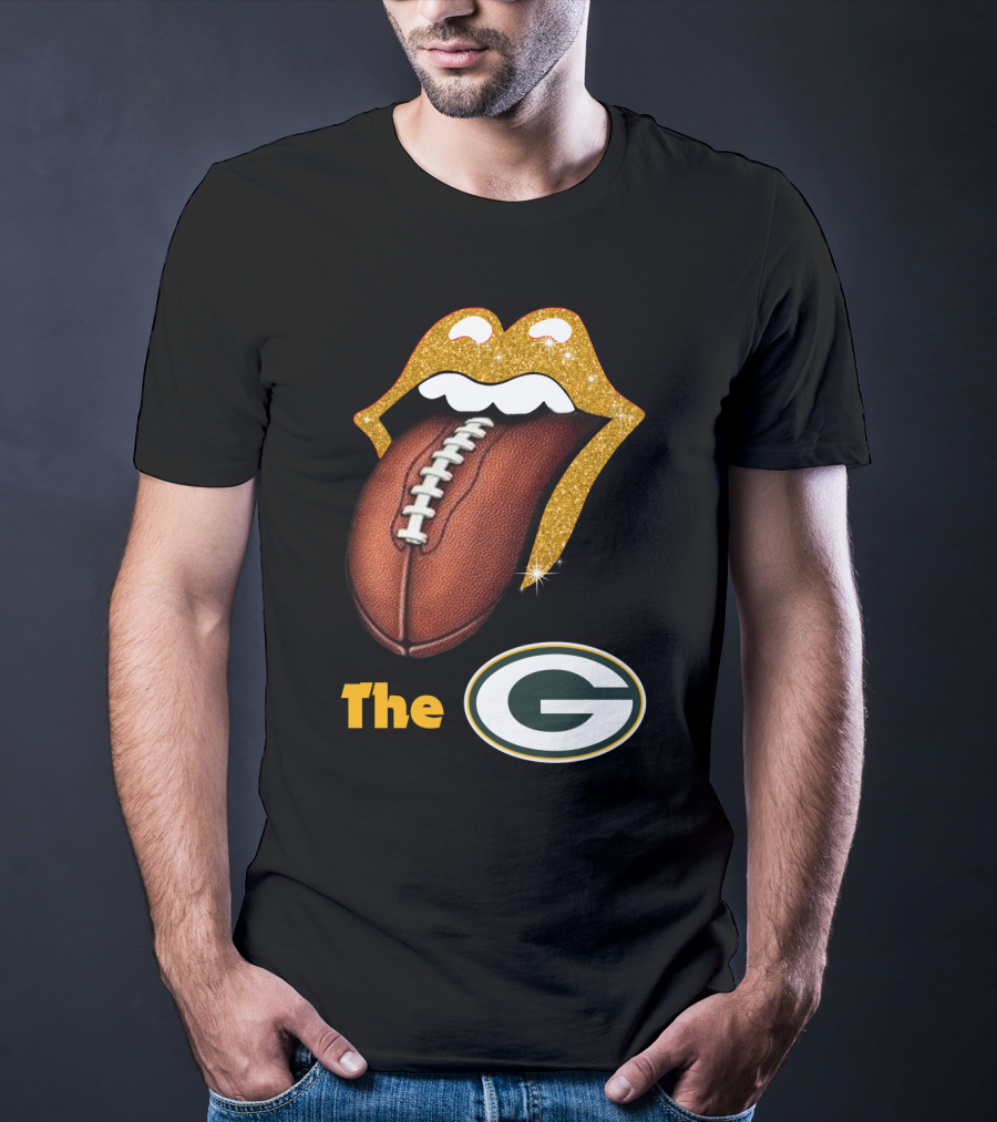 The Smile Packers Football Glitter T-Shirt