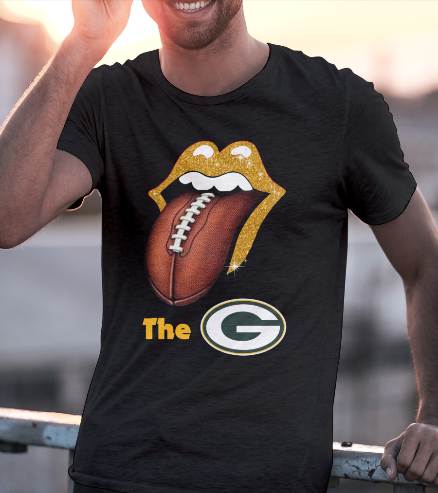 The Smile Packers Football Glitter T-Shirt
