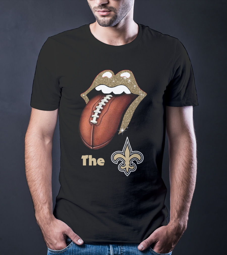 The Smile Saints Football Iconic Logo Fleur-de-Lis T-Shirt