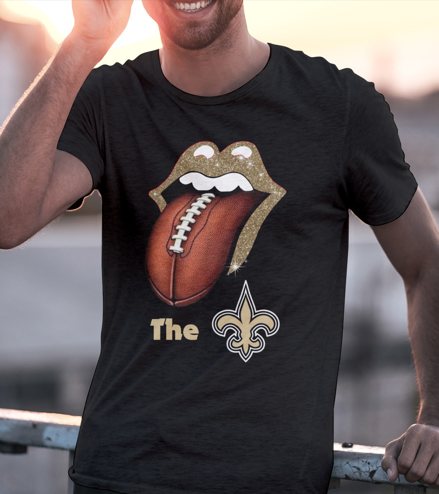 The Smile Saints Football Iconic Logo Fleur-de-Lis T-Shirt