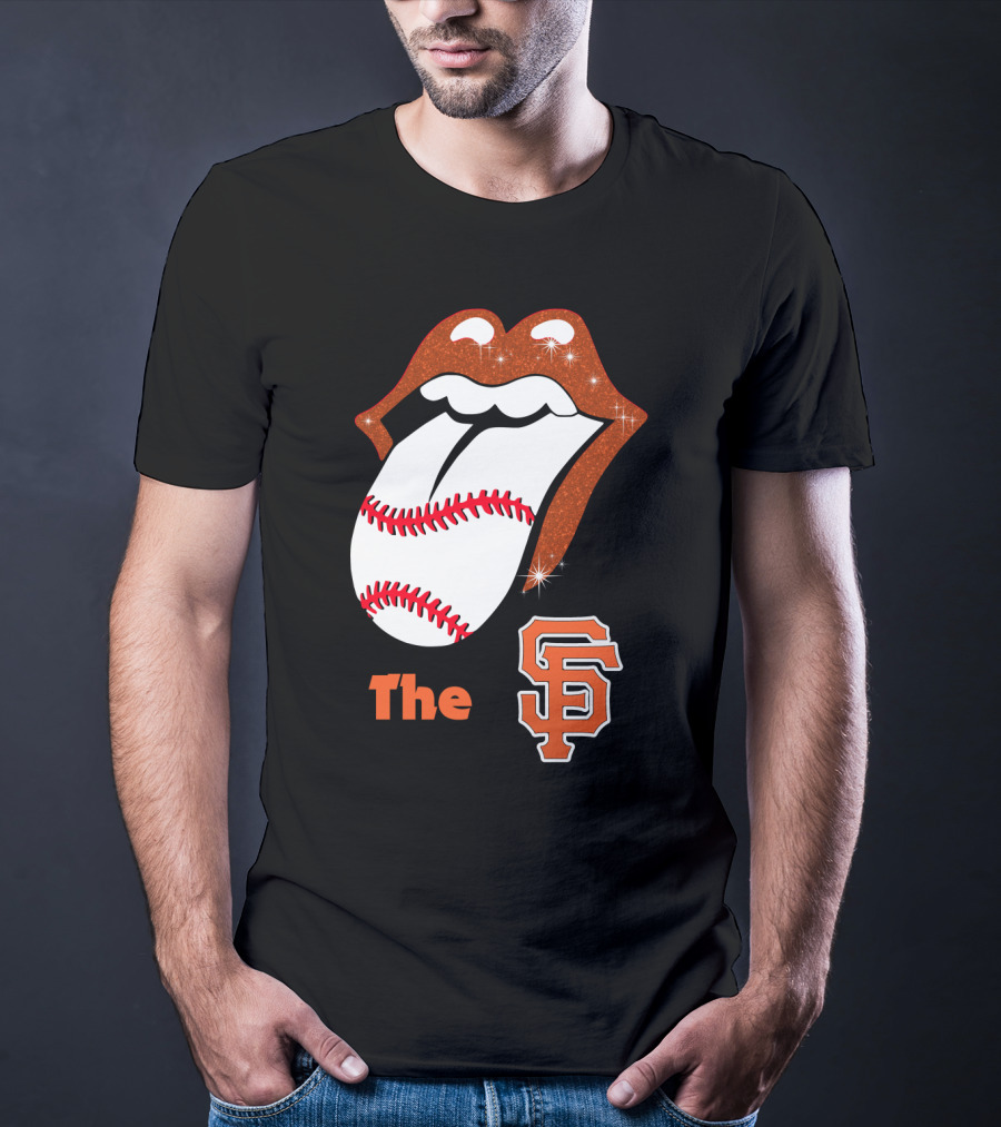The SF Giants Baseball Tongue T-Shirt