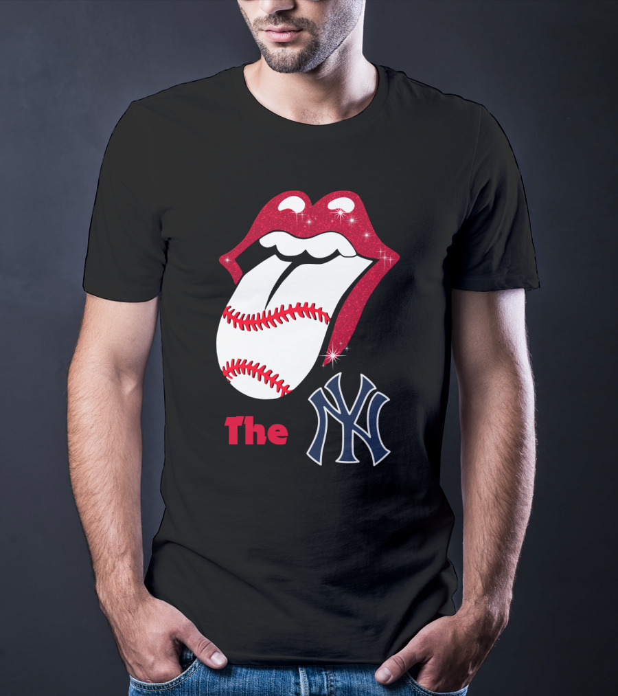The Yankees Baseball Rolling Tongue T-Shirt