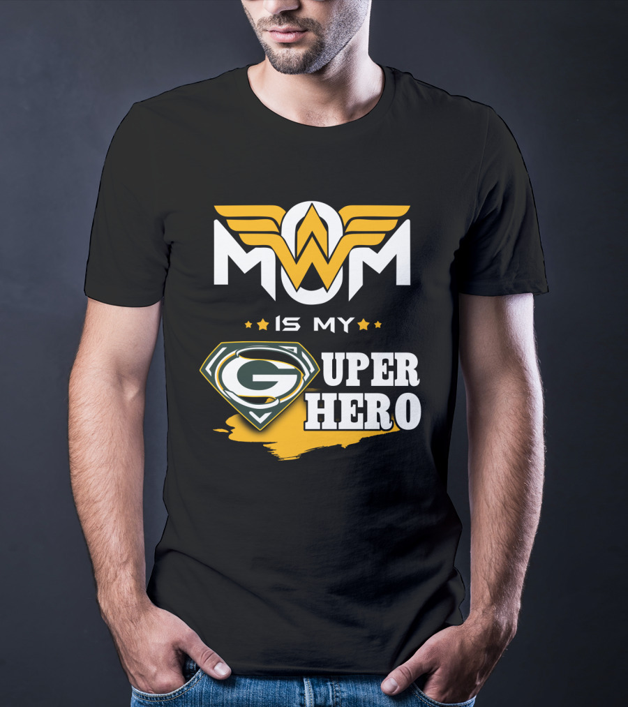 Mom Is My Packers Super Hero T-Shirt