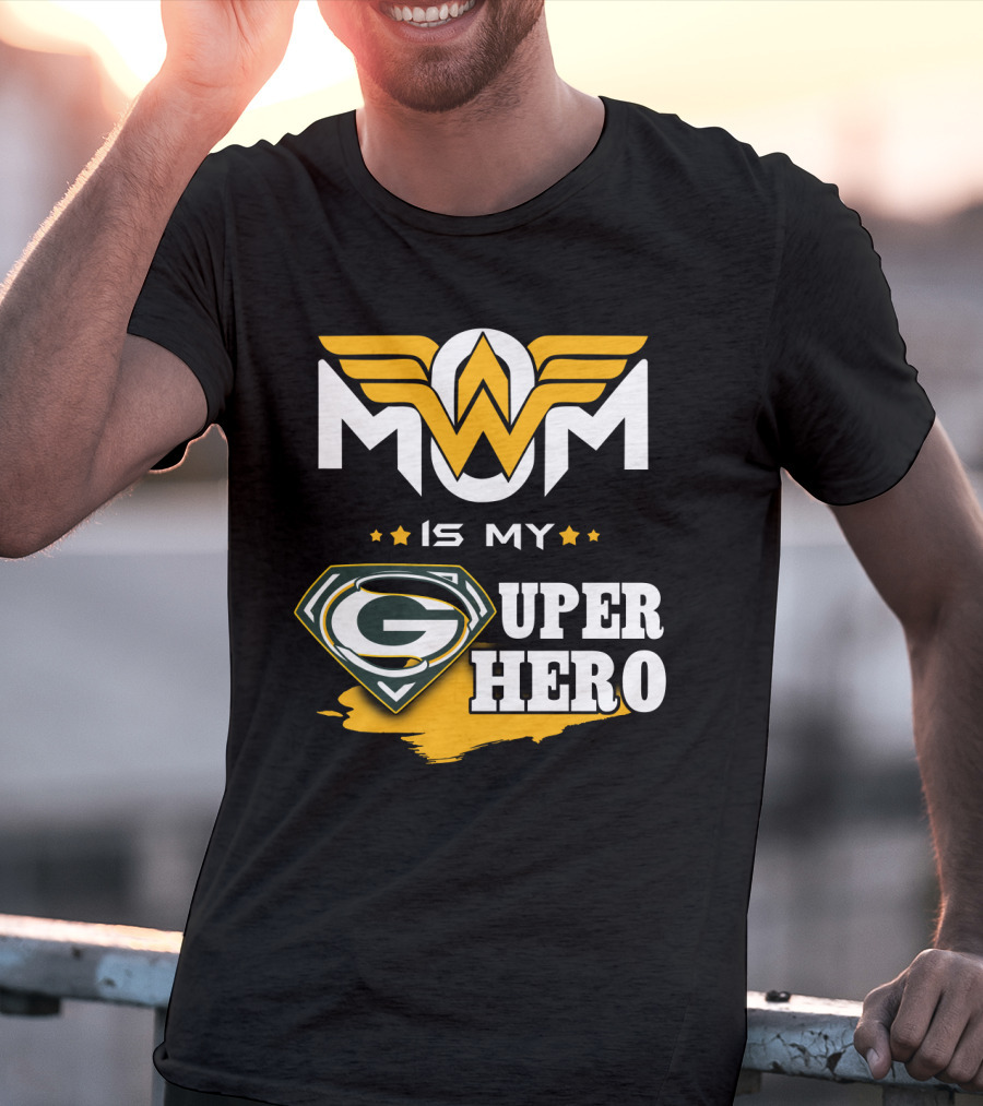 Mom Is My Packers Super Hero T-Shirt