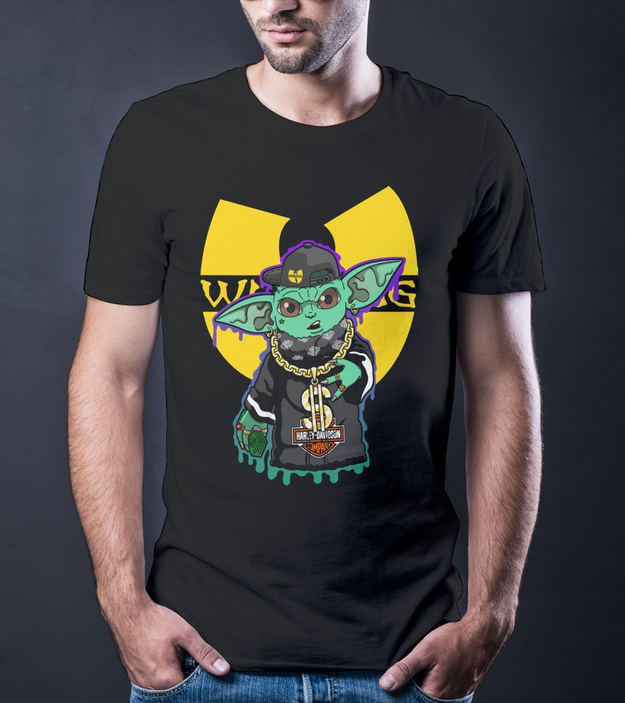 Wu-Tang Clan Harley Davidson Yoda Mashup T-Shirt