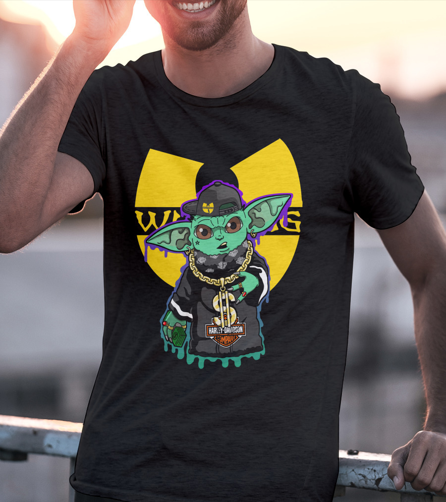 Wu-Tang Clan Harley Davidson Yoda Mashup T-Shirt