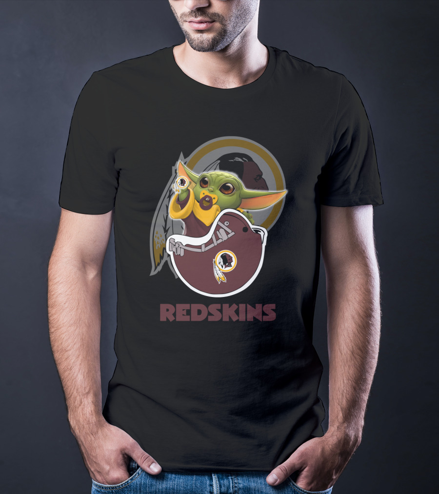 Redskins Yodast Baby Character With Team T-Shirt