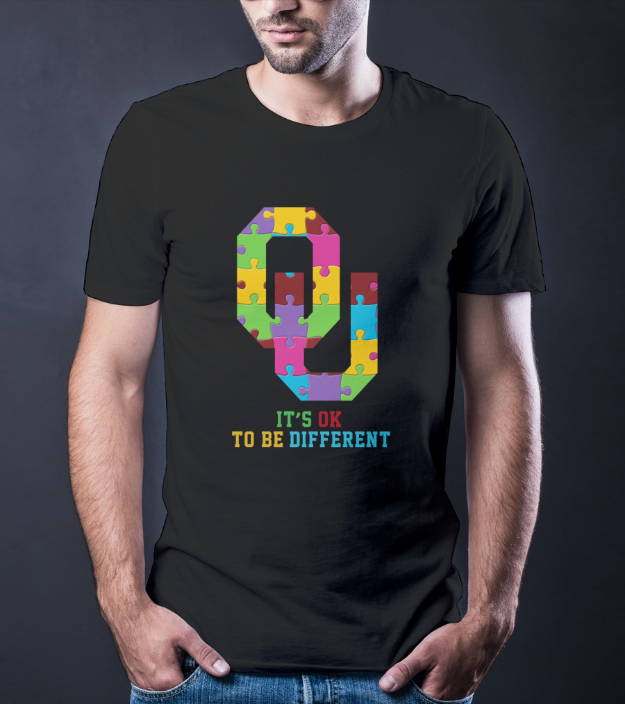 Q Puzzle It's Ok To Be Different T-Shirt