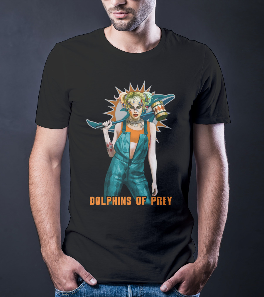 Dolphins Of Prey Nflmd Dh T-Shirt