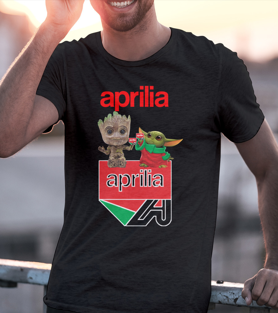 Aprilia Dh 21 Groot Baby Yoda Collaboration T-Shirt