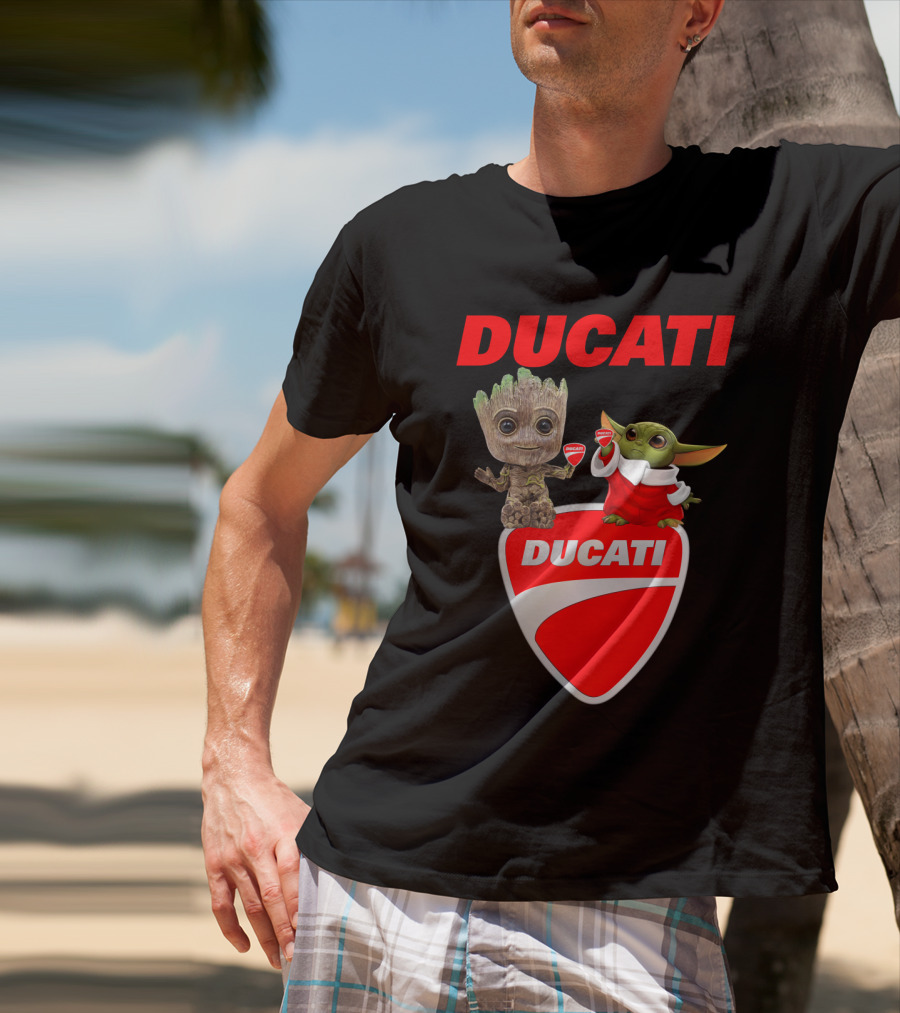Ducati Groot Yoda Guardians Star Wars Collaboration T-Shirt