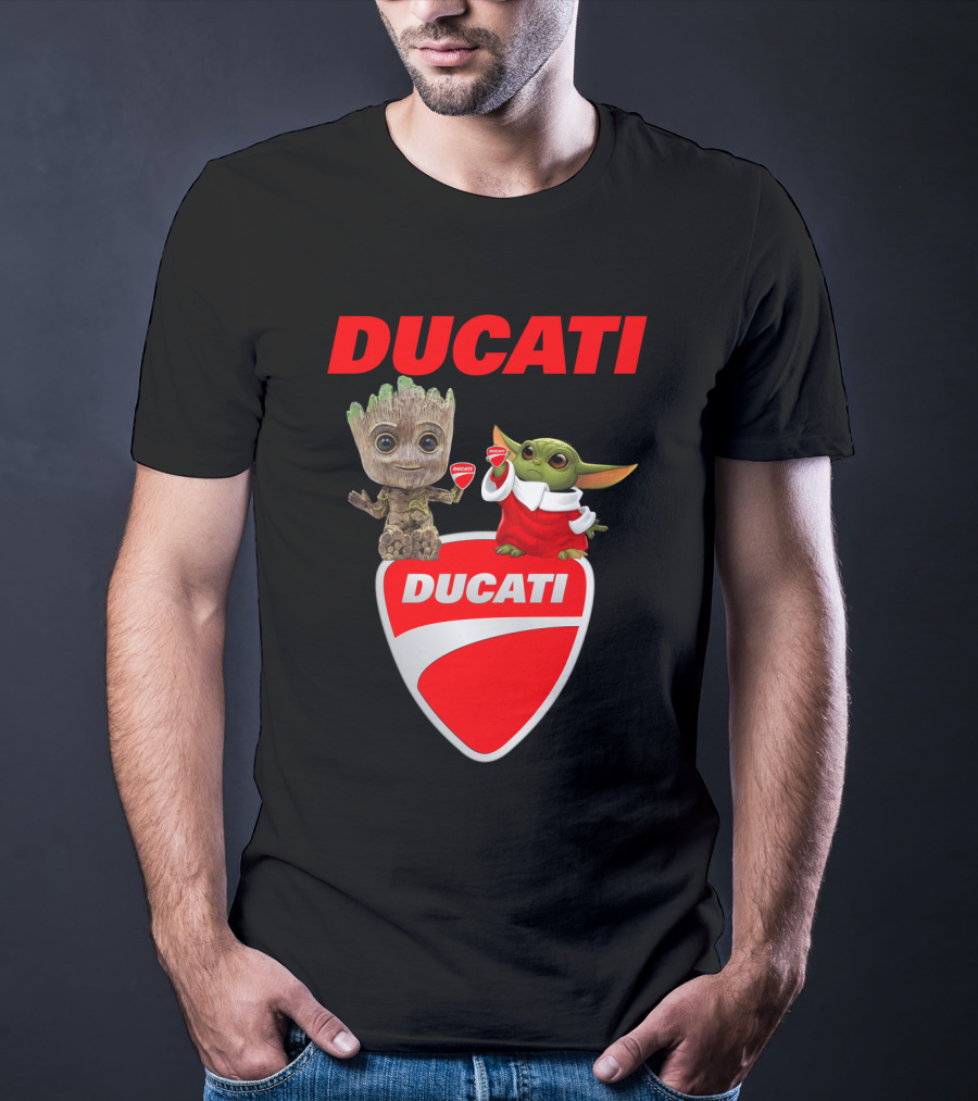 Ducati Groot Yoda Guardians Star Wars Collaboration T-Shirt