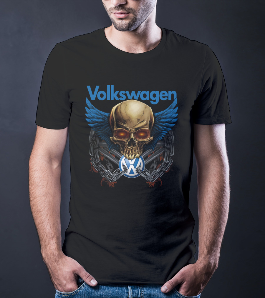 Volkswagen Skull Wings Chain T-Shirt