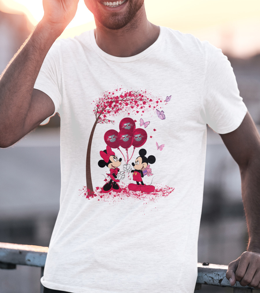 DH 29 Bundesliga RB Leipzig Minnie And Mickey Balloons T-Shirt