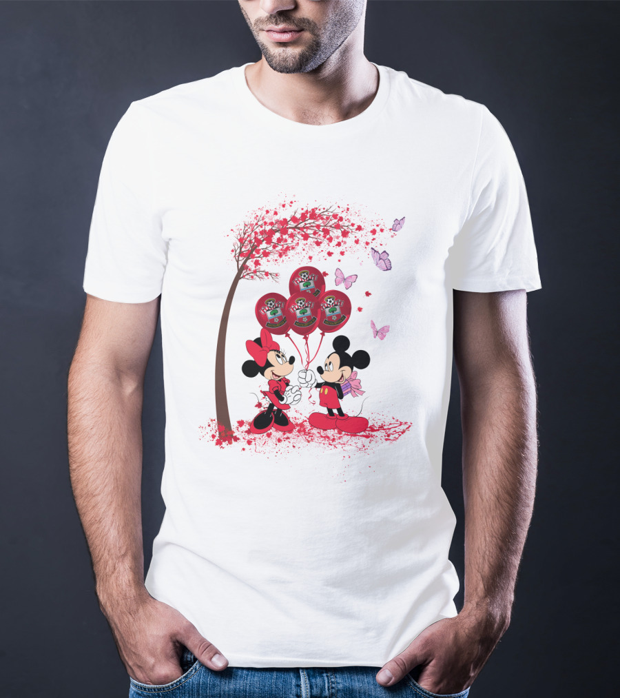DH 29 Southampton Premier League Mickey Minnie Balloons T-Shirt