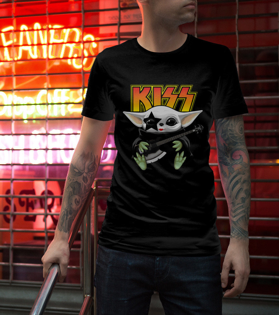 KISS Baby Alien Guitar Paul Stanley T-Shirt