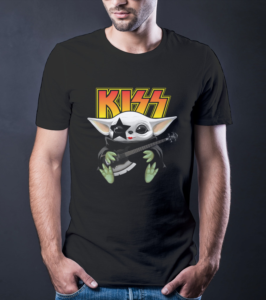 KISS Baby Alien Guitar Paul Stanley T-Shirt