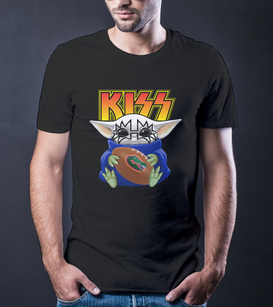 KISS Tommy Thayer Baby Yoda Florida Gators Football Fan T-Shirt