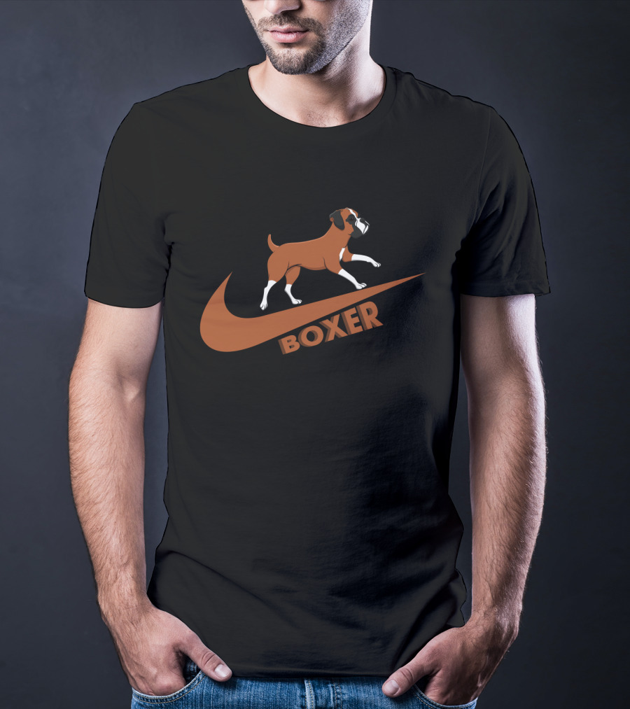 Boxer Nike Dog T-Shirt