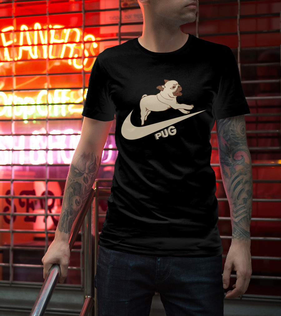 Pug Nike Logo Style T-Shirt