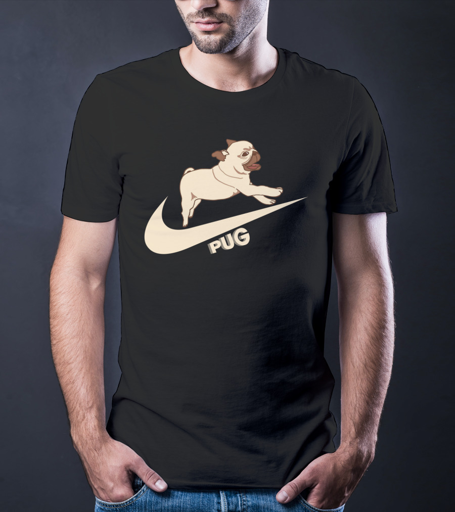 Pug Nike Logo Style T-Shirt