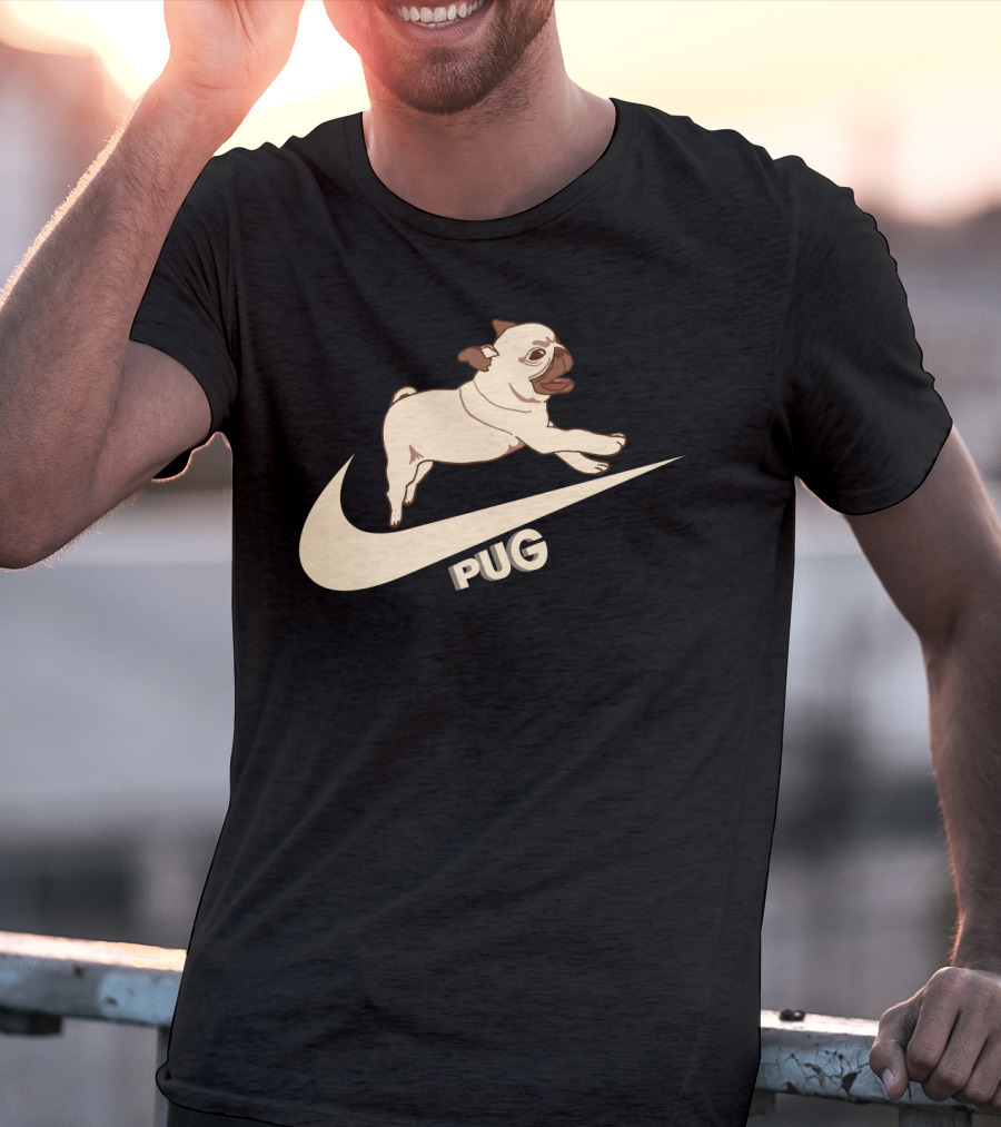 Pug Nike Logo Style T-Shirt