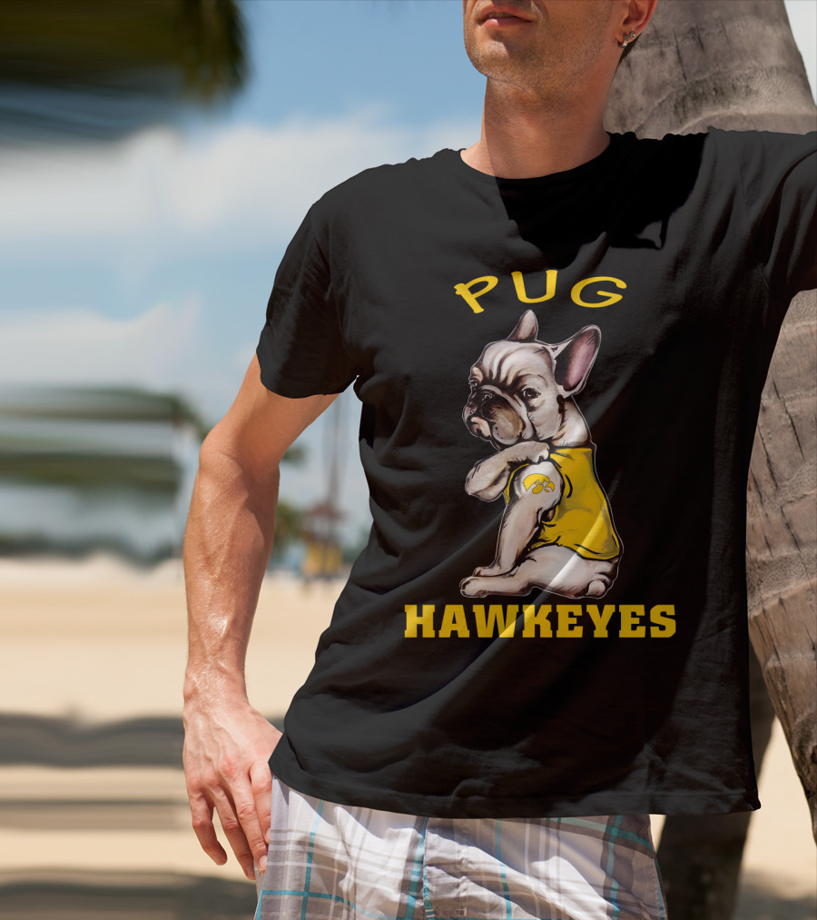 Pug Hawkeyes T-Shirt