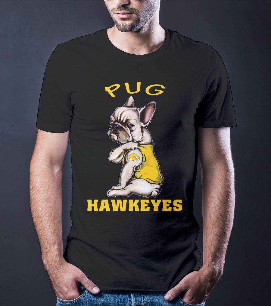 Pug Hawkeyes T-Shirt