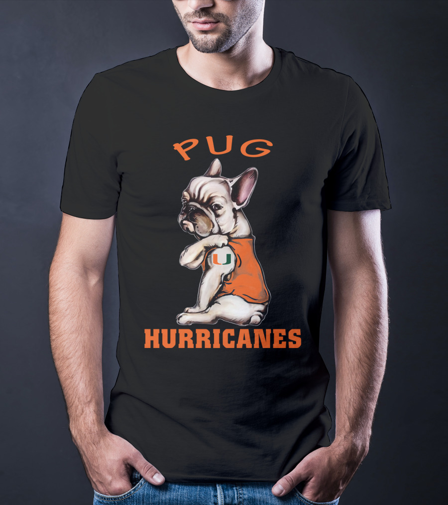 Pug Hurricanes Ncaa Mh T-Shirt
