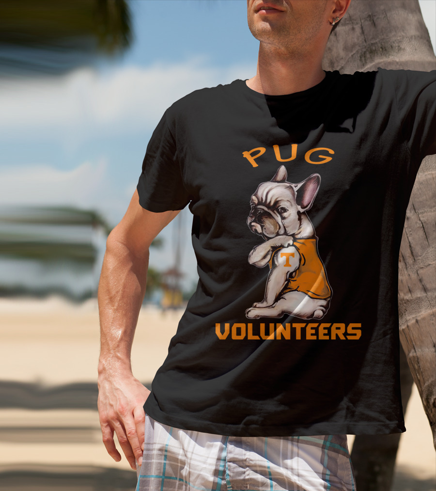 Pug Volunteers T-Shirt Tennessee Theme T-Shirt
