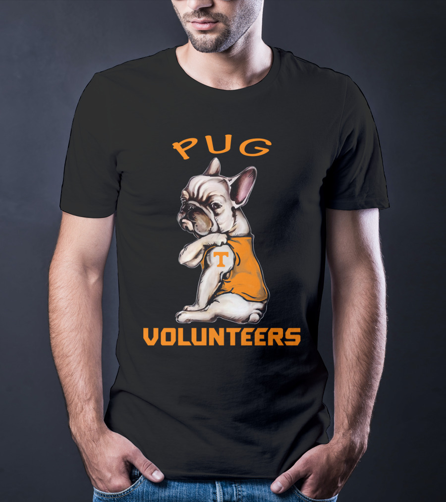 Pug Volunteers T-Shirt Tennessee Theme T-Shirt