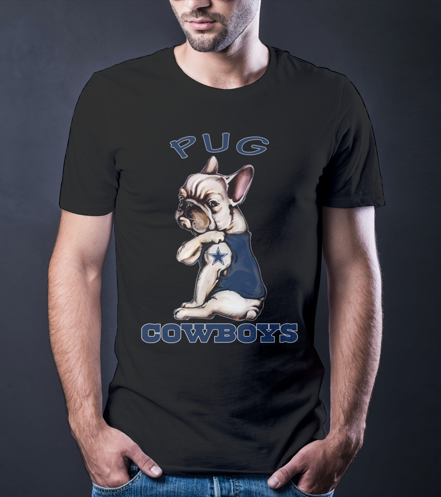 Pug Cowboys Nfldc Dh 38 T-Shirt