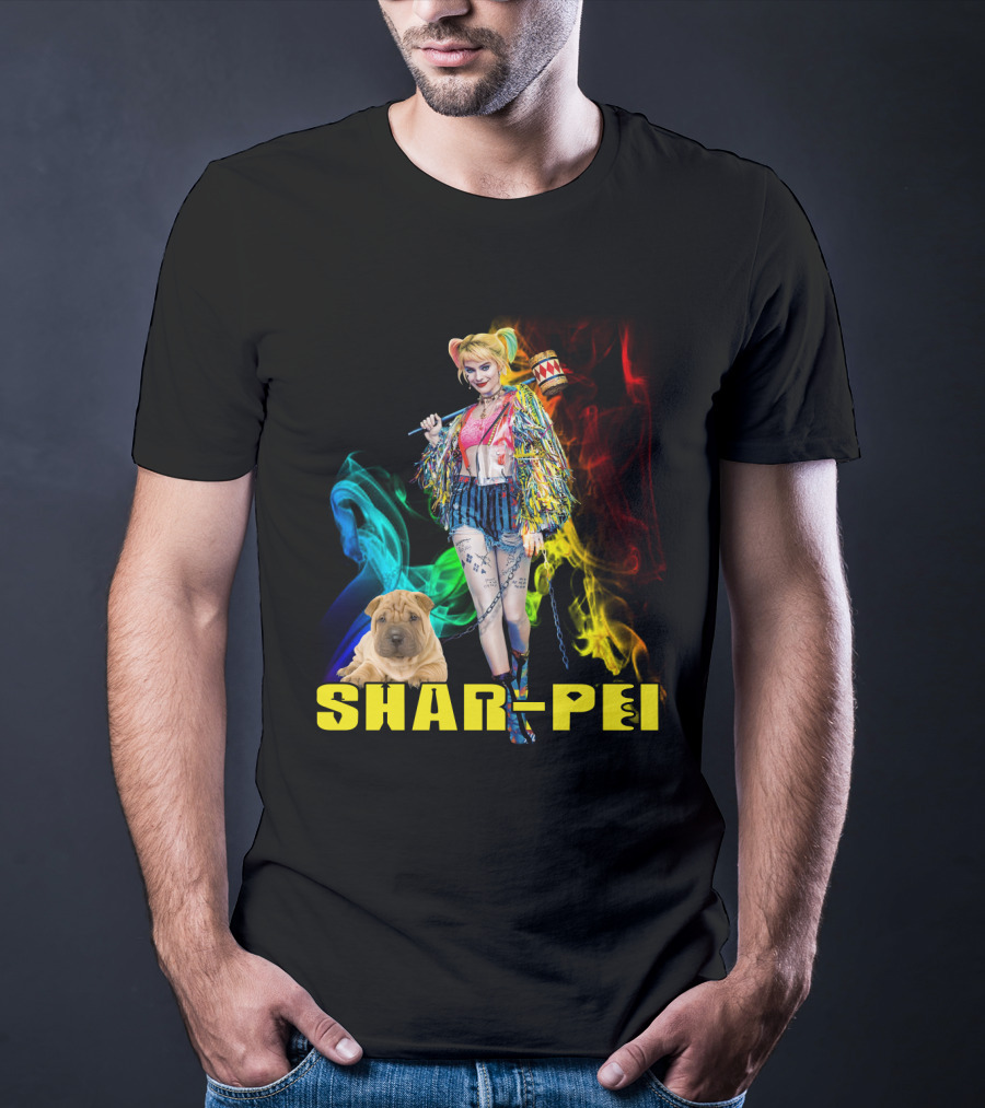 Shar-Pei Harley Quinn Dh T-Shirt