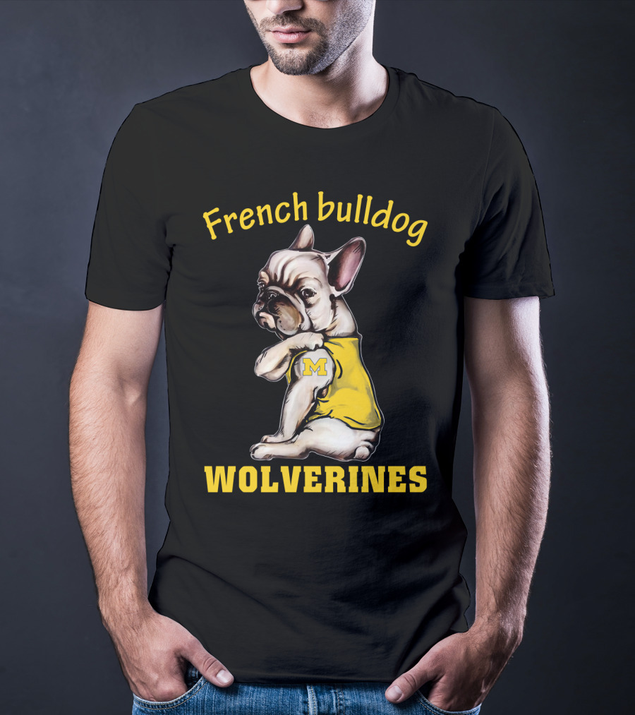 French Bulldog Wolverines M T-Shirt
