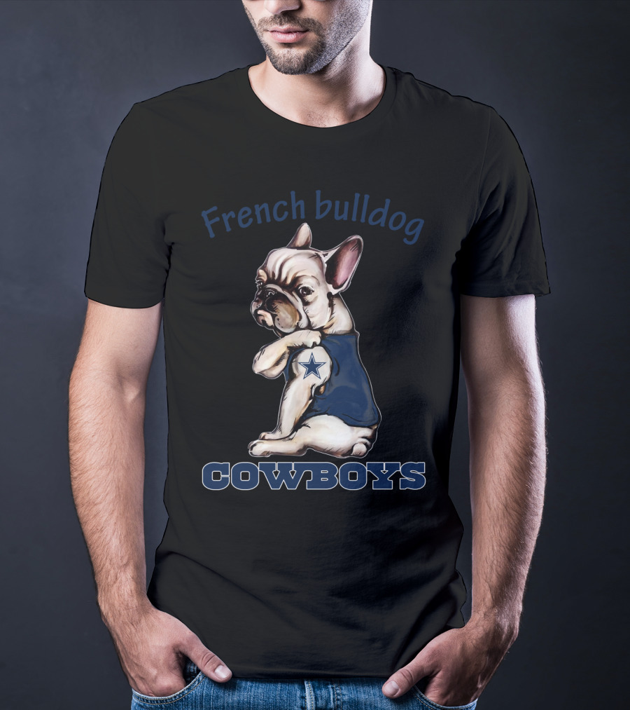 French Bulldog Cowboys 38 Nfldc Fd T-Shirt
