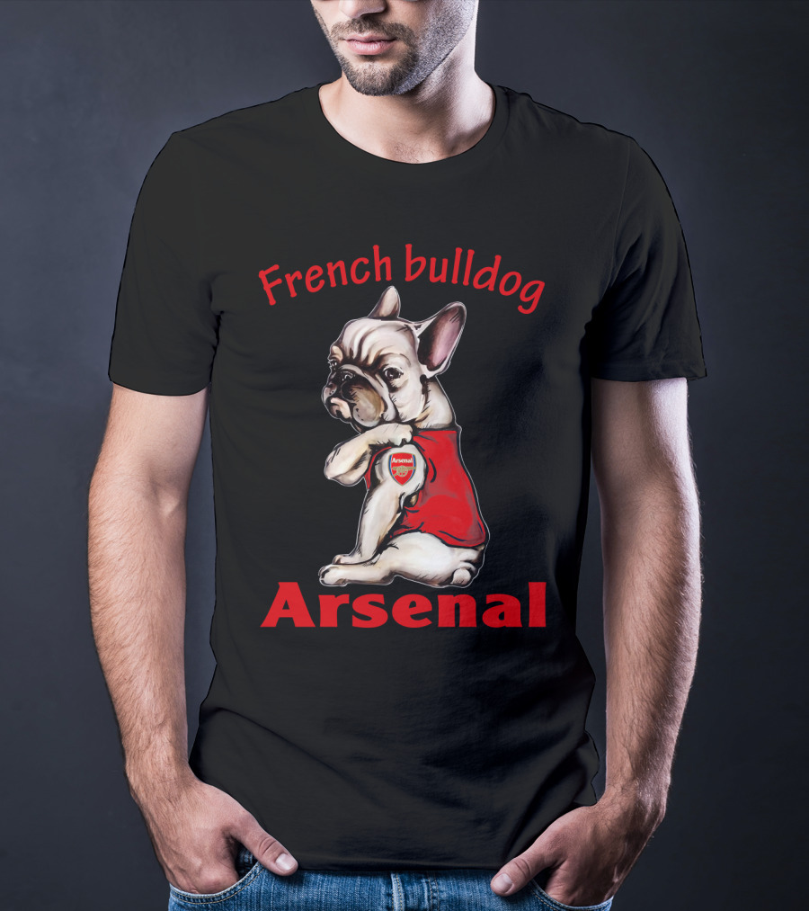 French Bulldog Arsenal T-Shirt