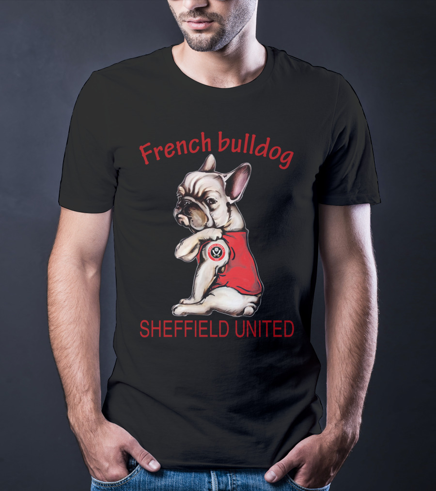 French Bulldog Sheffield United T-Shirt