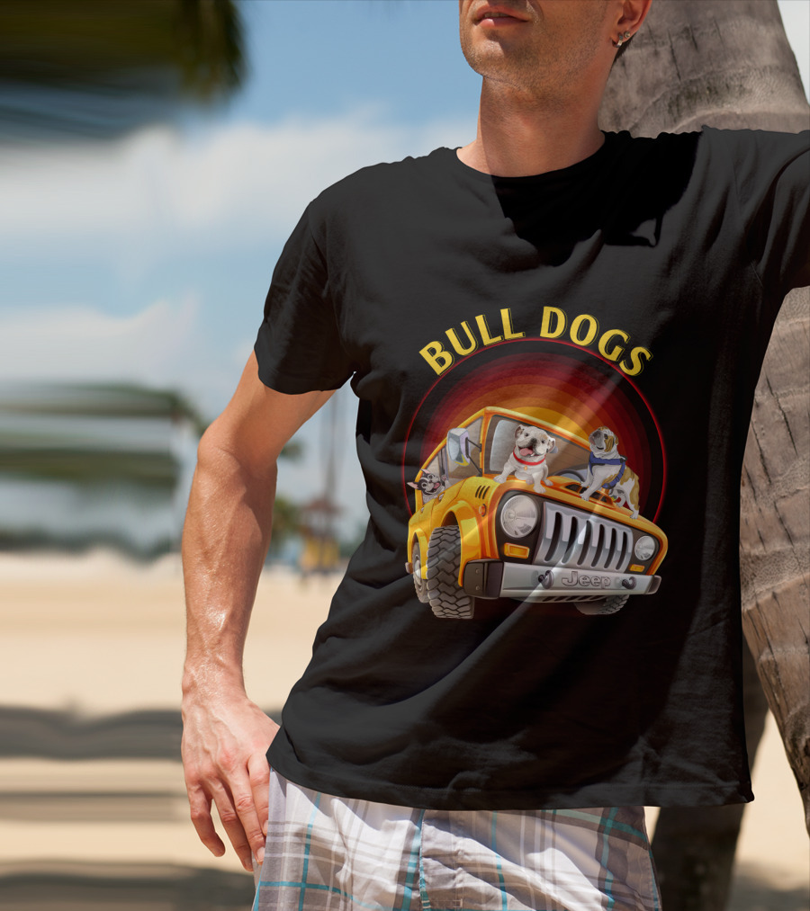Bull Dogs Jeep Adventure Car 51 Dh T-Shirt