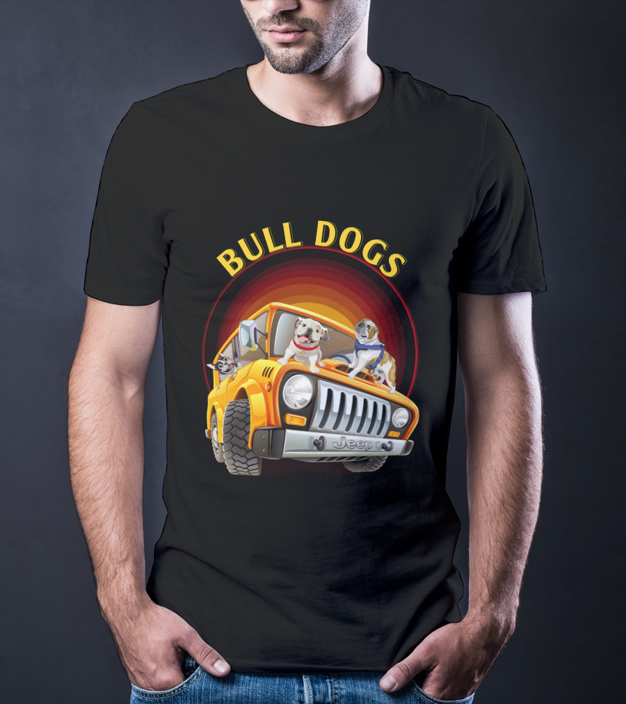 Bull Dogs Jeep Adventure Car 51 Dh T-Shirt