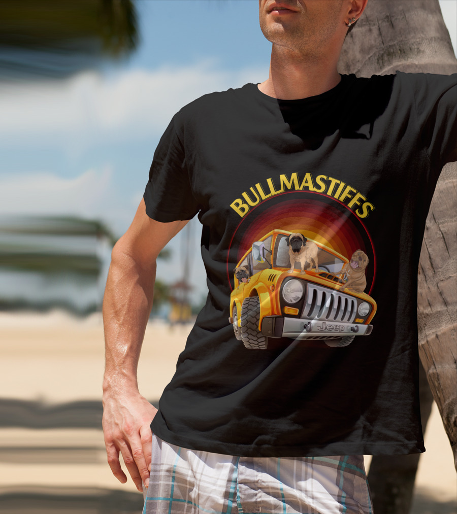 Bullmastiffs Jeep T-Shirt