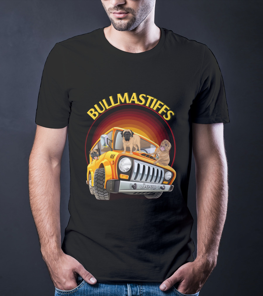 Bullmastiffs Jeep T-Shirt