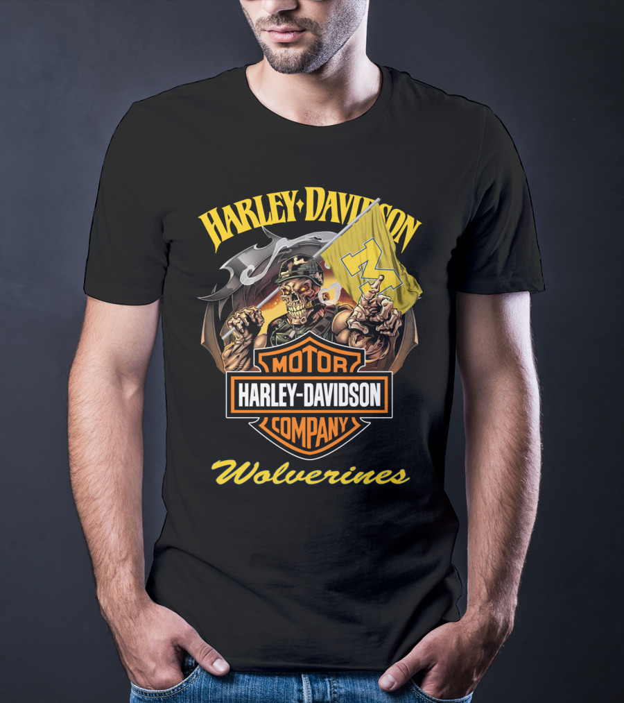 Harley Davidson Motor Company Wolverines T-Shirt