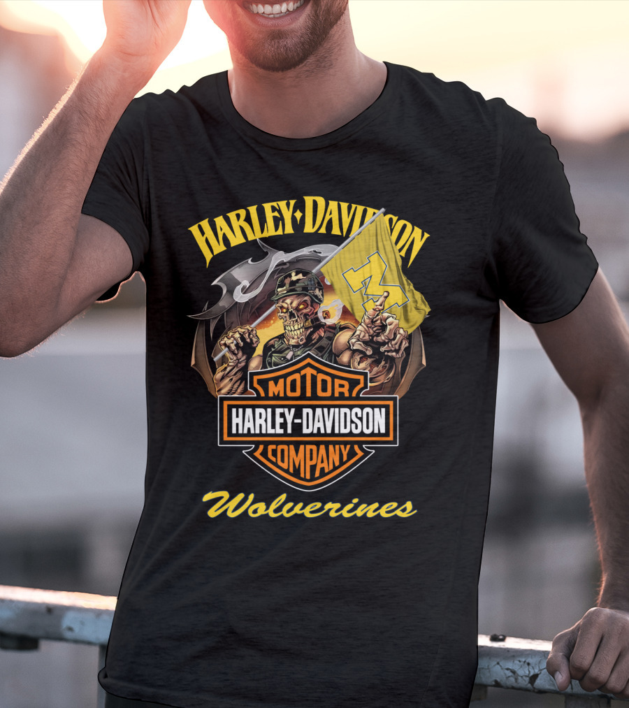 Harley Davidson Motor Company Wolverines T-Shirt
