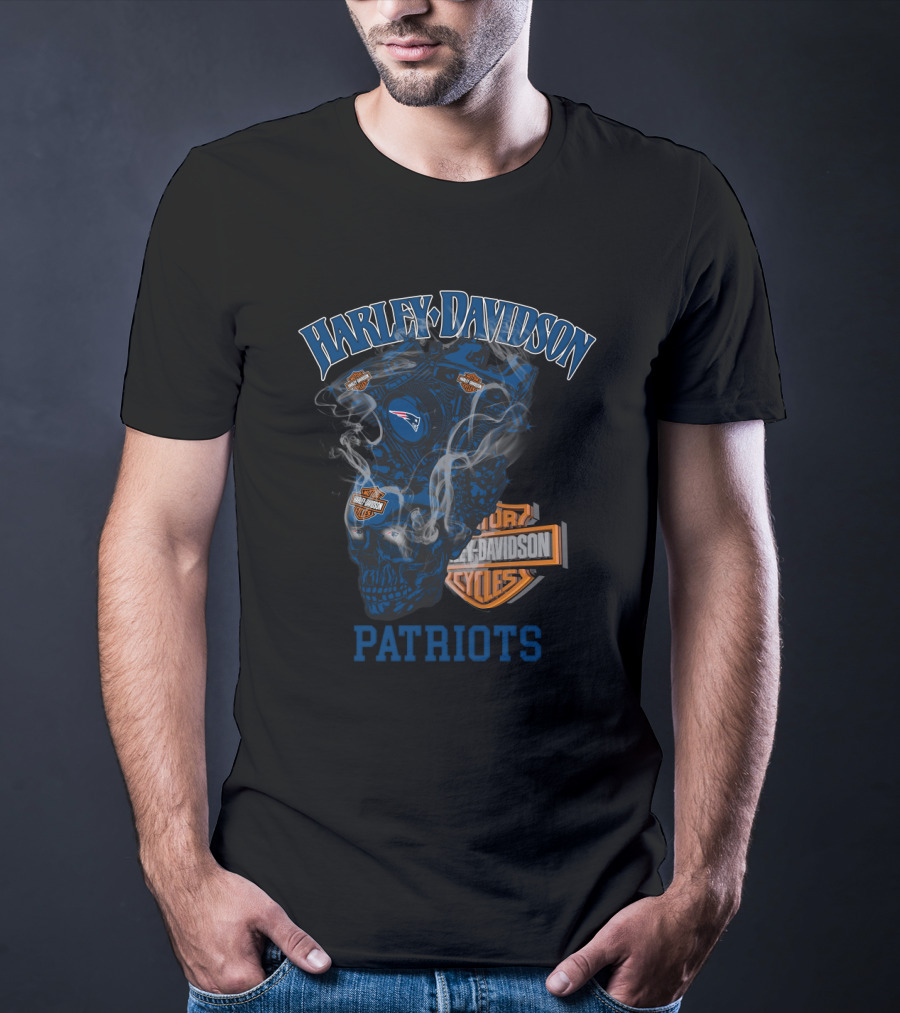 Harley Davidson New England Patriots T-Shirt
