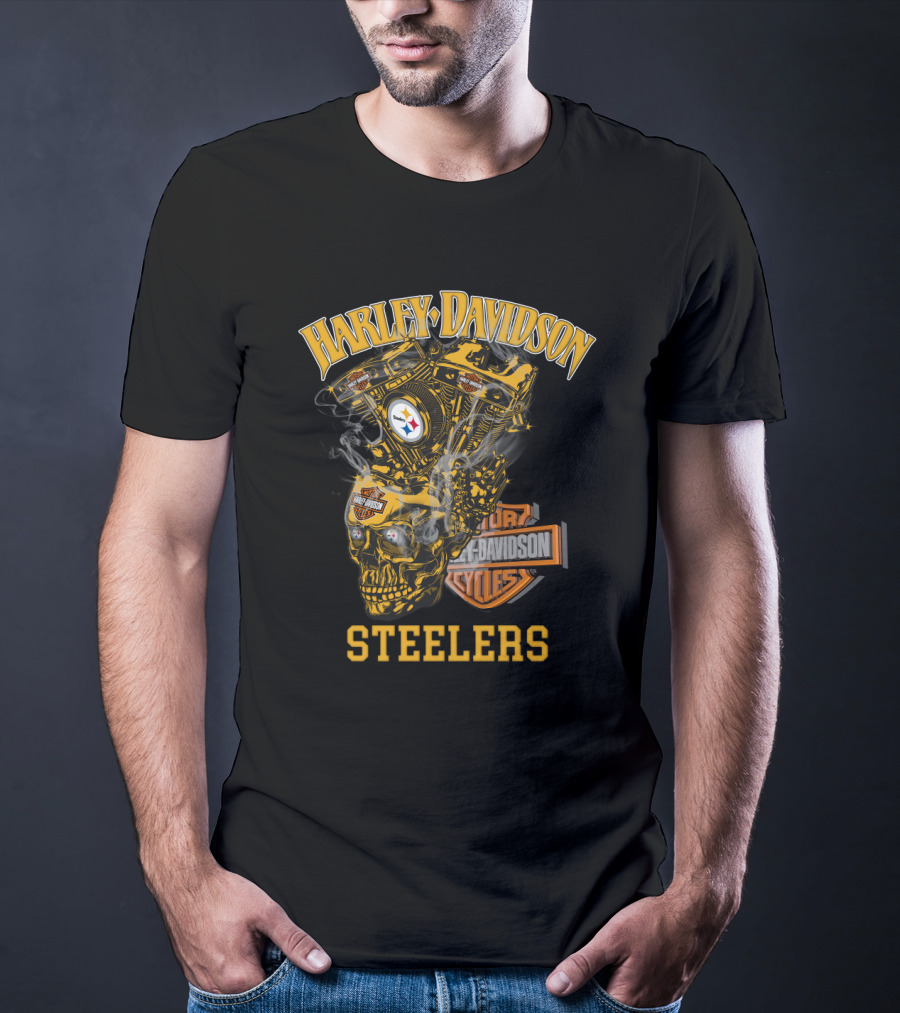 Harley Davidson Steelers Pittsburgh Hd 70 T-Shirt