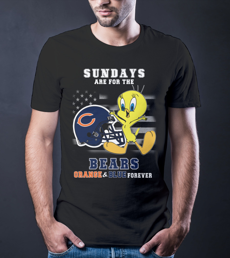 Sundays Are For The Bears Orange & Blue Forever T-Shirt