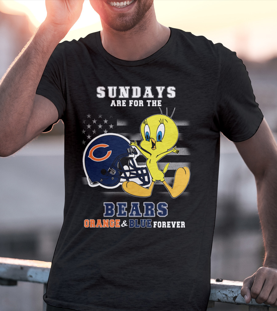 Sundays Are For The Bears Orange & Blue Forever T-Shirt