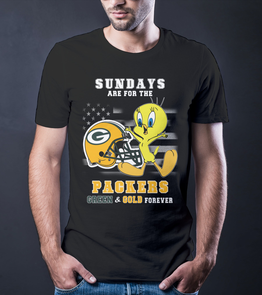 Sundays Are For The Packers Green & Gold Forever T-Shirt