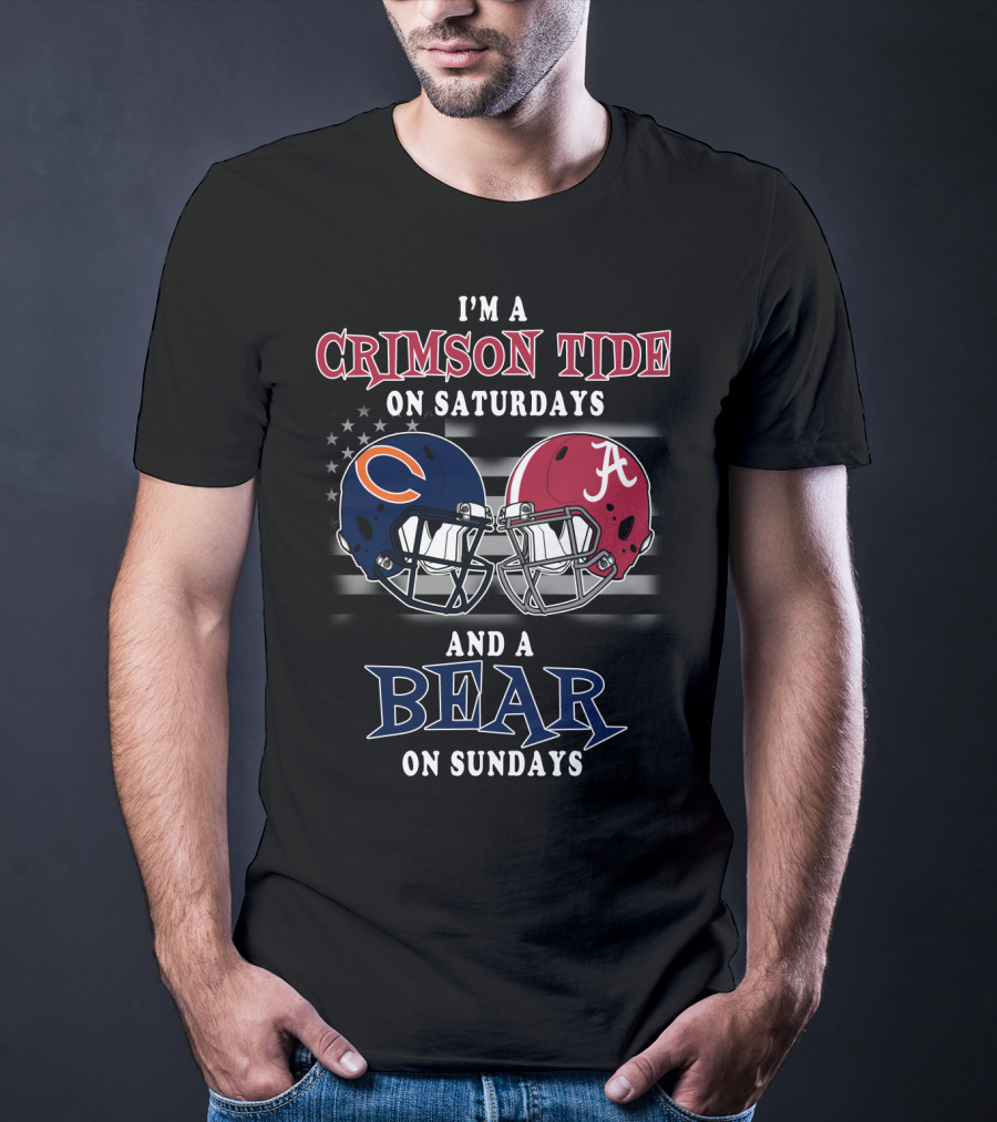 I'm A Crimson Tide On Saturdays And A Bear On Sundays T-Shirt